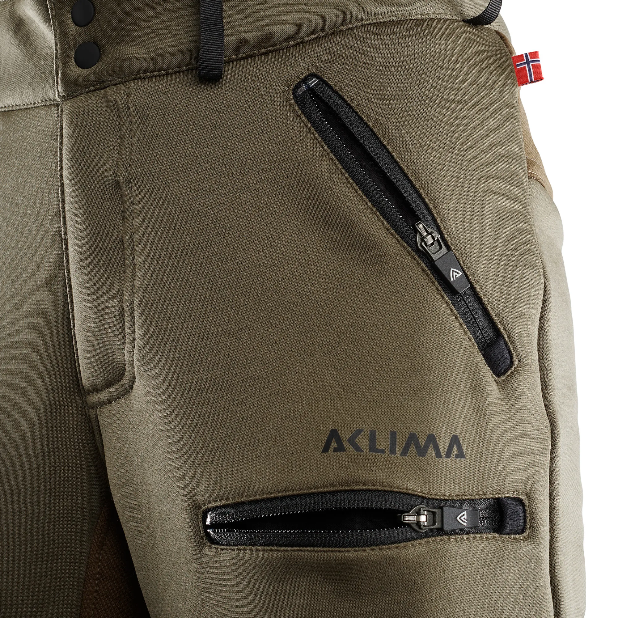 Aclima Women&#x27;s WoolShell Pants Capers/Dark Earth | Buy Aclima Women&#x27;s WoolShell Pants Capers/Dark Earth here | Outnorth