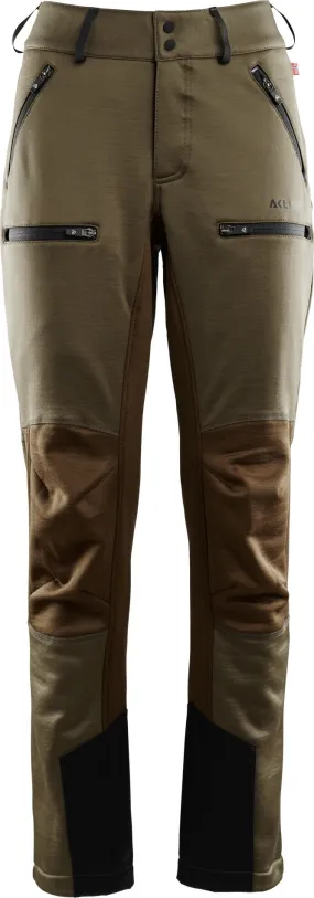 Aclima Women&#x27;s WoolShell Pants Capers/Dark Earth | Buy Aclima Women&#x27;s WoolShell Pants Capers/Dark Earth here | Outnorth