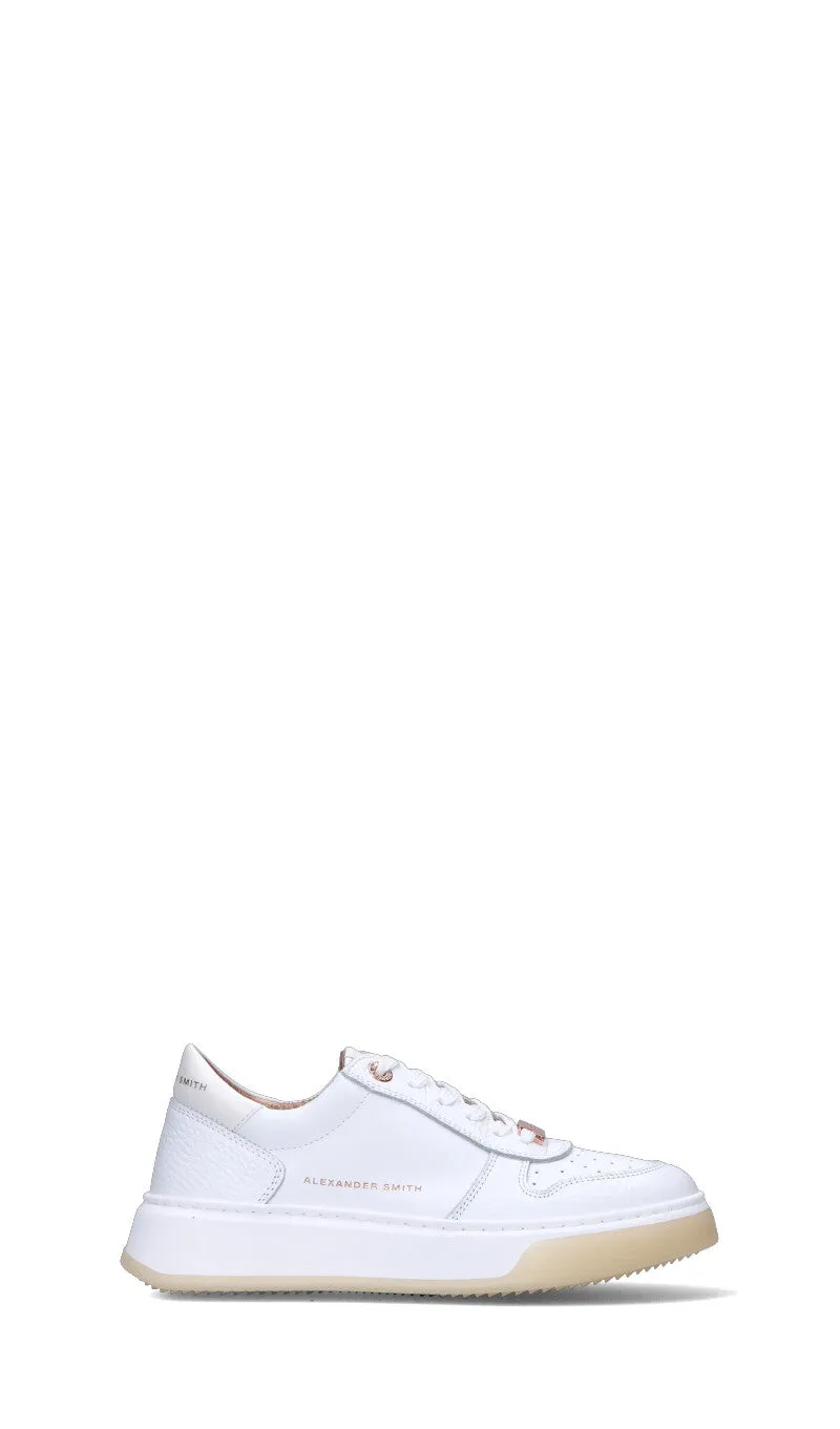ALEXANDER SMITH Sneaker donna bianca in pelle