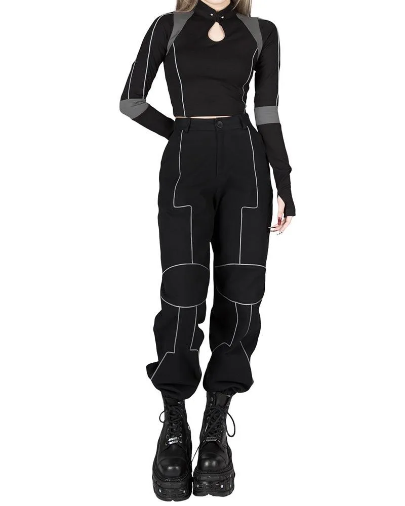 Bad Blood Motorcycle Girl Top And Pants Set( (Sold Separately)