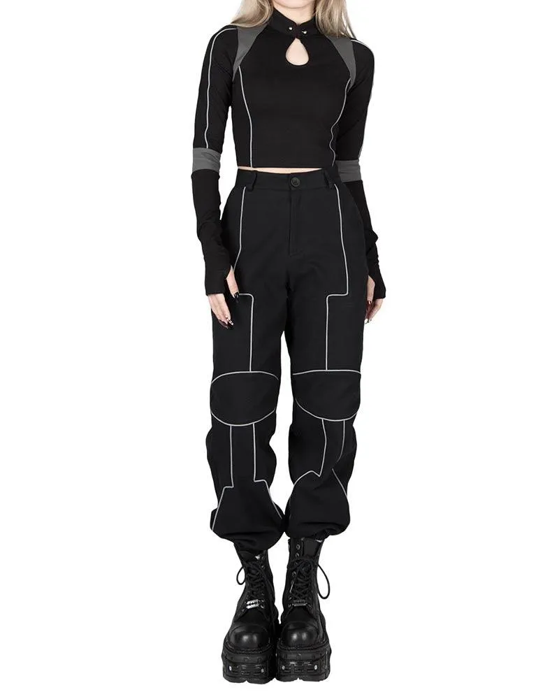 Bad Blood Motorcycle Girl Top And Pants Set( (Sold Separately)