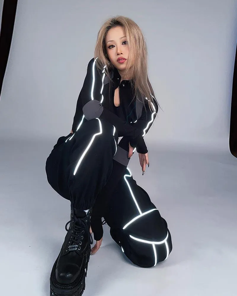 Bad Blood Motorcycle Girl Top And Pants Set( (Sold Separately)
