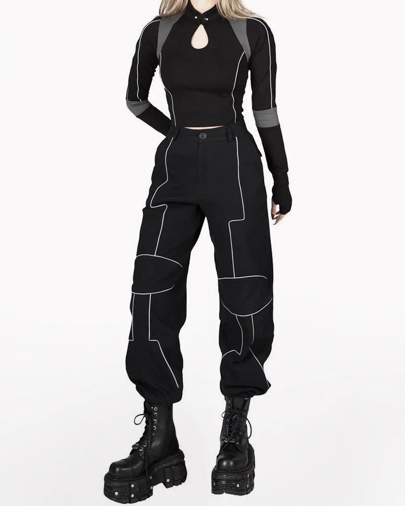 Bad Blood Motorcycle Girl Top And Pants Set( (Sold Separately)