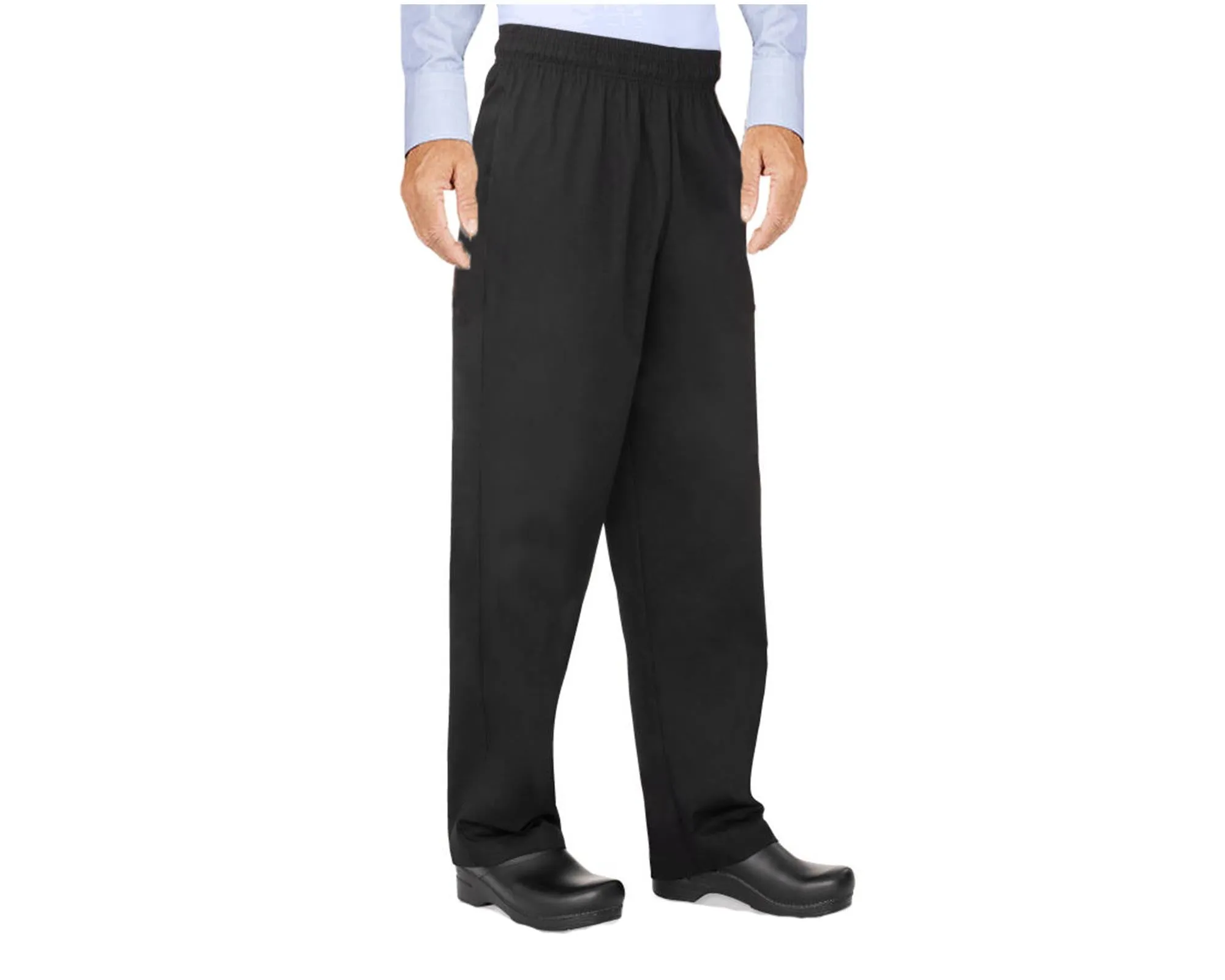 Chef Pants with Elastic Waist