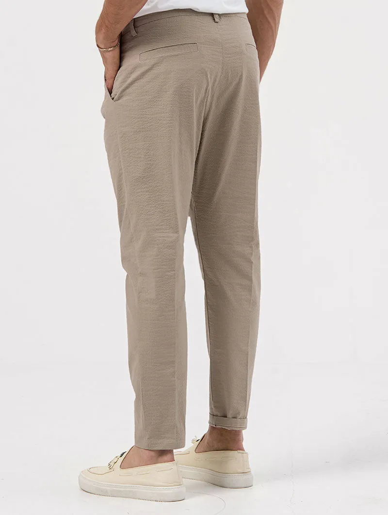 DUBAI CASUAL PANTS IN DOVE