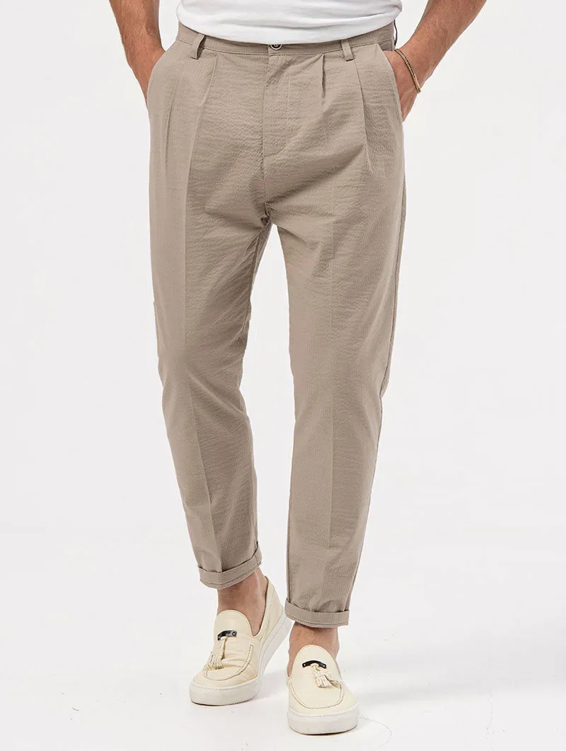DUBAI CASUAL PANTS IN DOVE