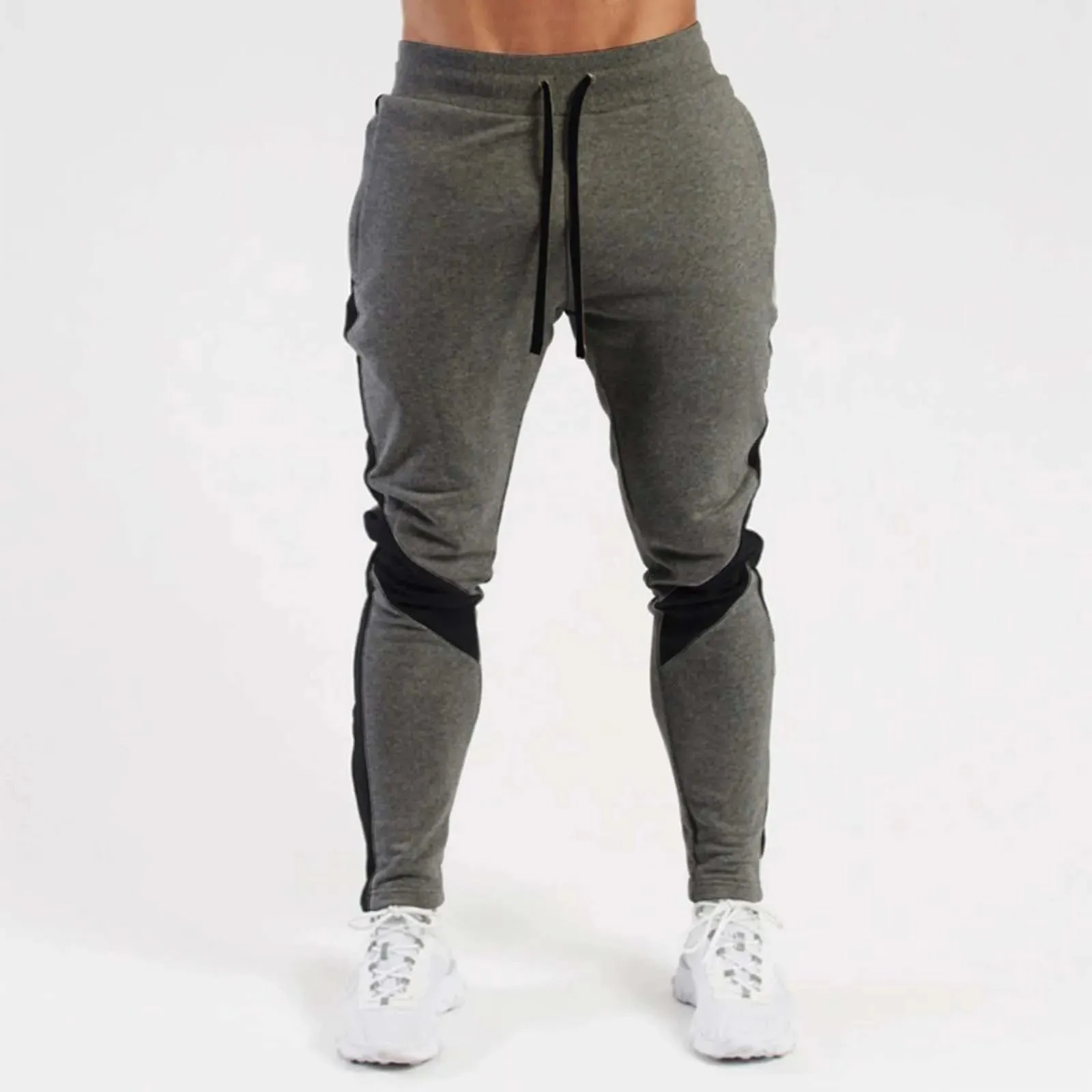 Fleece Men Casual Pants Boy Jogger Biker Workout Man Trousers Y2k Clothes Hiking Outdoor Sport Gym Work Pantalones Sweatpants