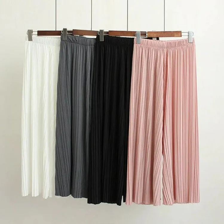 Fold pleated pants