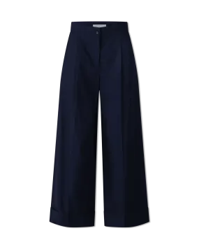 Wide Leg Cotton Pants